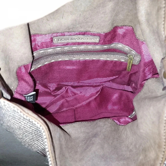 bcbgmaxazria Leather and tweed shoulder bag - Picture 9 of 16